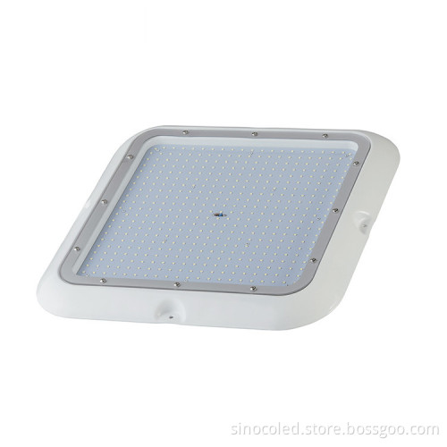 50000hr Lifetime Slim Motion Sensor Recessed LED Canopy Light for Gas Stations and Warehouses